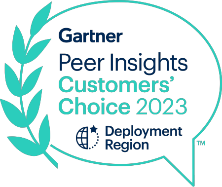 Gartner Peer insight - kundernas val-märke